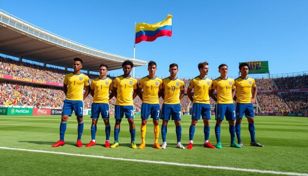 Colombia starting XI