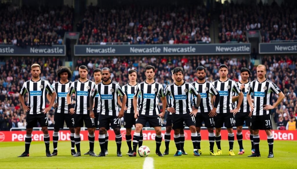 Newcastle United starting XI