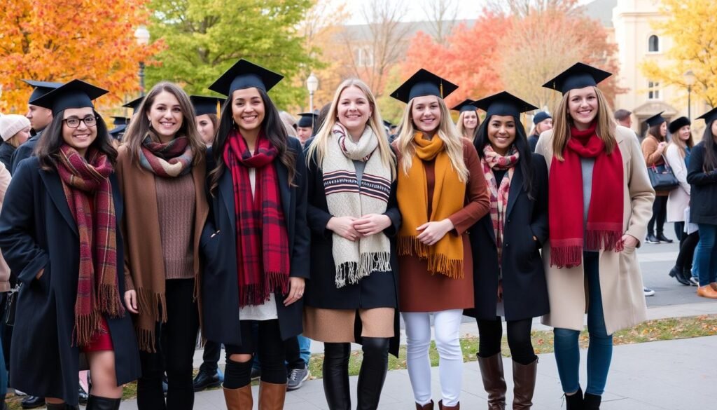 fall graduation fashion